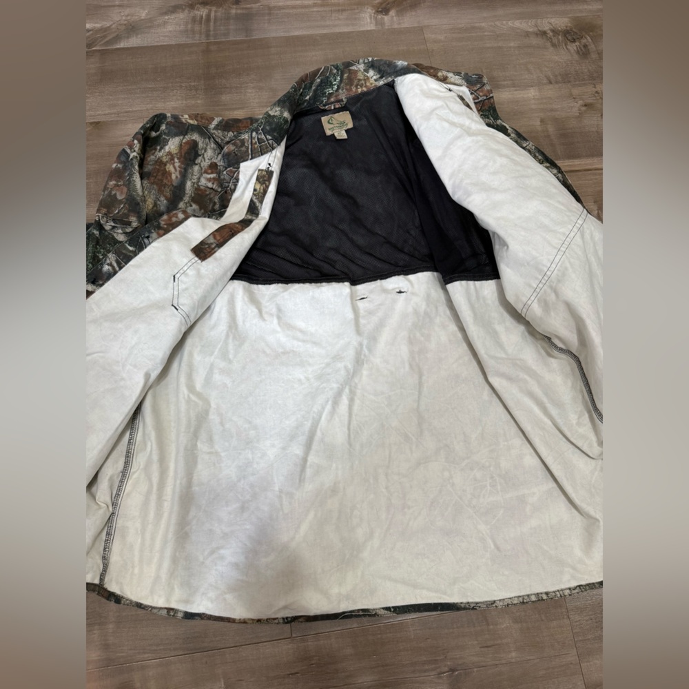 Mothwing Canyon Mimicry 2.0 Camo Print Button Down Shirt Jacket Mens 3XL Tree Di - Picture 2 of 15